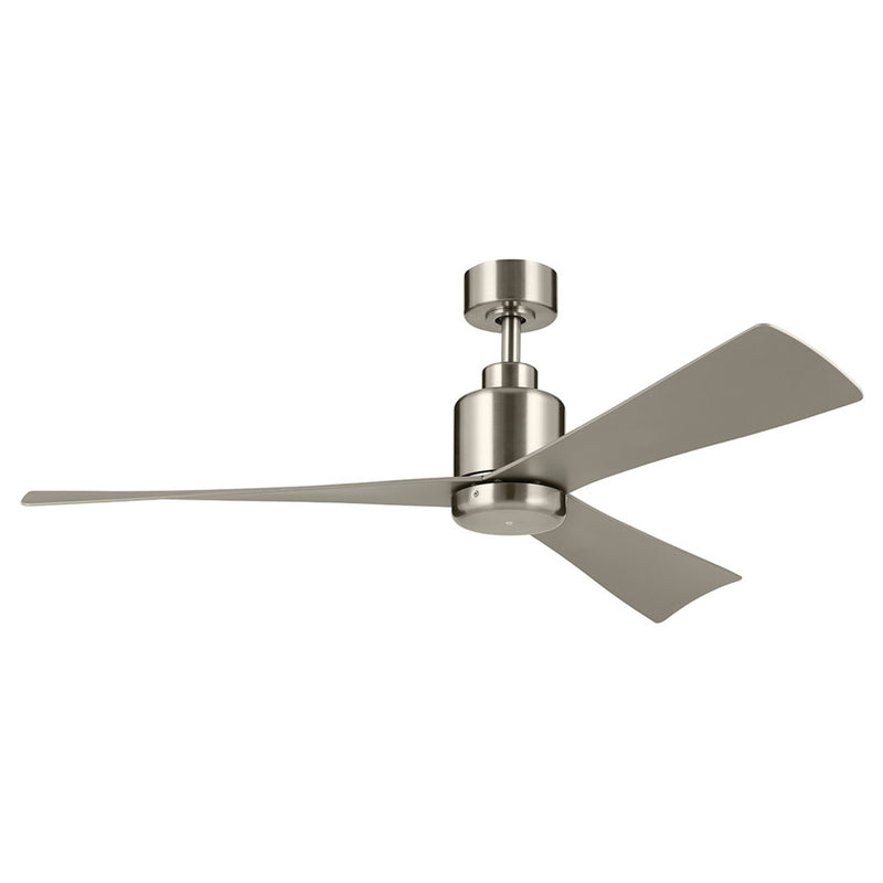 True Ceiling Fan Brushed Stainless Steel