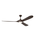 Mylo LED Weather+ Ceiling Fan Satin Natural Bronze 80 Inch