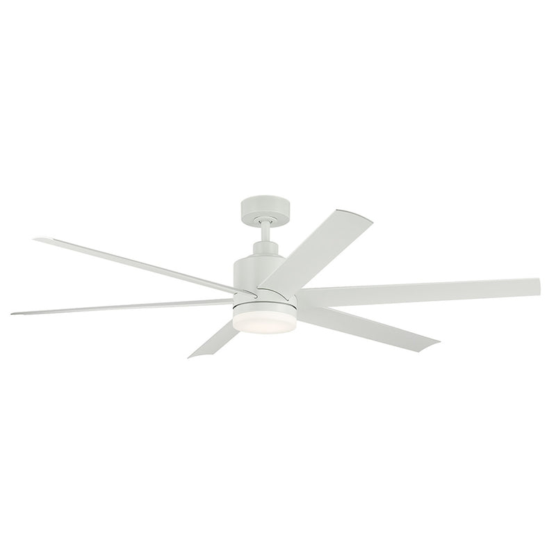 Loa Ceiling Fan Matte White 65 Inch
