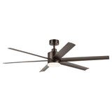 Loa Ceiling Fan Satin Natural Bronze 65 Inch