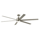 Loa Ceiling Fan Painted Brushed Nickel 80 Inch