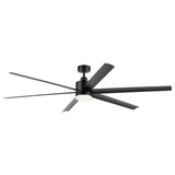Loa Ceiling Fan Satin Black 80 Inch