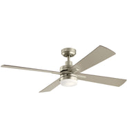 Lija Ceiling Fan Brushed Nickel