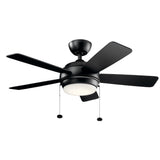 Starkk Ceiling Fan Satin Black 42 Inch