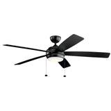 Starkk Ceiling Fan Satin Black 60 Inch