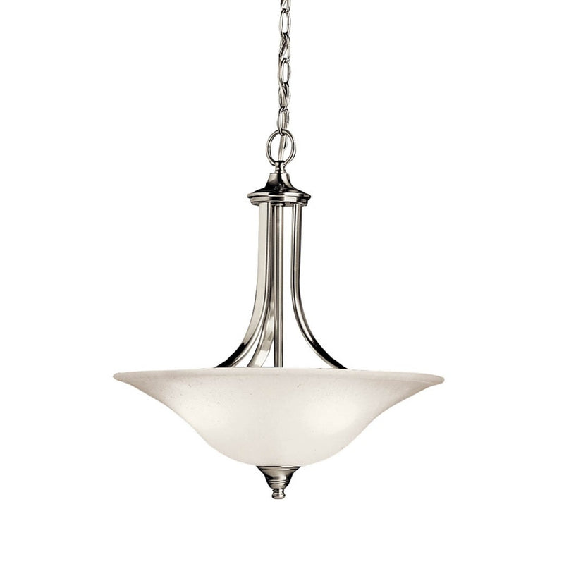 Dover Inverted Pendant Brushed Nickel
