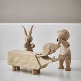 Kay Bojesen Rabbit, Oak, H: 6.3" By Kay Bojesen