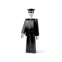 Kay Bojesen Police Officer, Black, H: 7.9" By Kay Bojesen