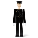Kay Bojesen Police Officer, Black, H: 7.9" By Kay Bojesen