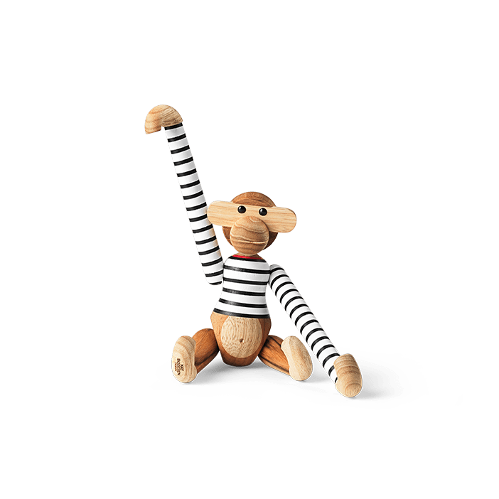 Kay Bojesen Monkey x Nørgaard paa Strøget, Small White/Black By Kay Bojesen