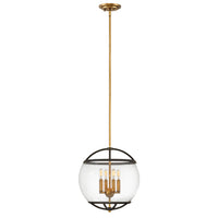 Calvin Medium Orb Pendant - Black - by Hinkley