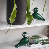 Kay Bojesen Songbird, Medium, Green/Silver, H: 6.1" By Kay Bojesen