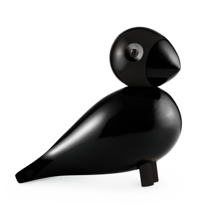 Kay Bojesen Songbird, Large, Black, H: 8.1" By Kay Bojesen