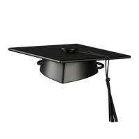Kay Bojesen Graduation Cap, Black By Kay Bojesen