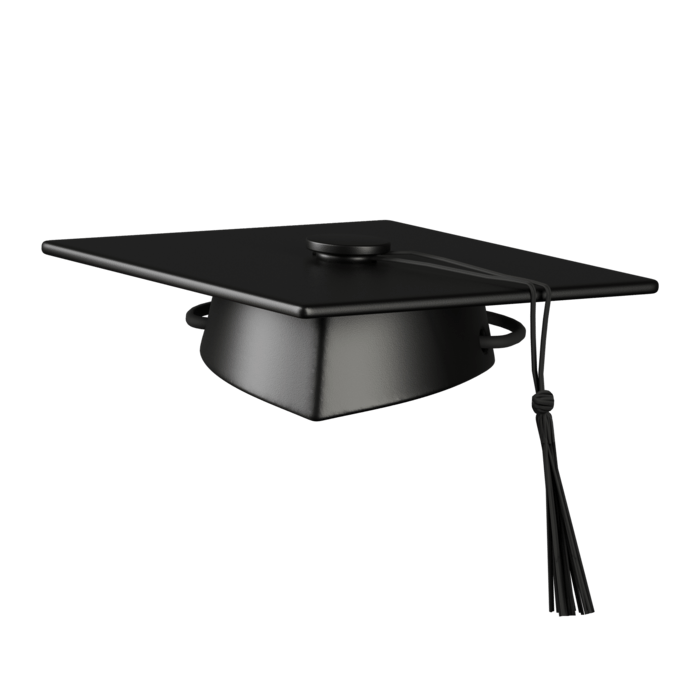 Kay Bojesen Graduation Cap, Black By Kay Bojesen