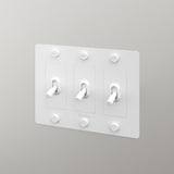 3G Toggle Switch White By Buster And Punch Side View