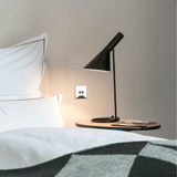 Arne Jacobsen Lamps Floor Lamp, Pale Petroleum, H: 51.2" By Arne Jacobsen