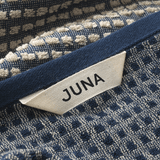 JUNA Check Towels, Dark Blue/Sand By JUNA