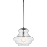 Everly Schoolhouse Pendant Chrome