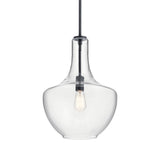 Everly Bell Pendant Black 14 Inch