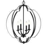 Voleta Foyer Pendant Black 22 Inch