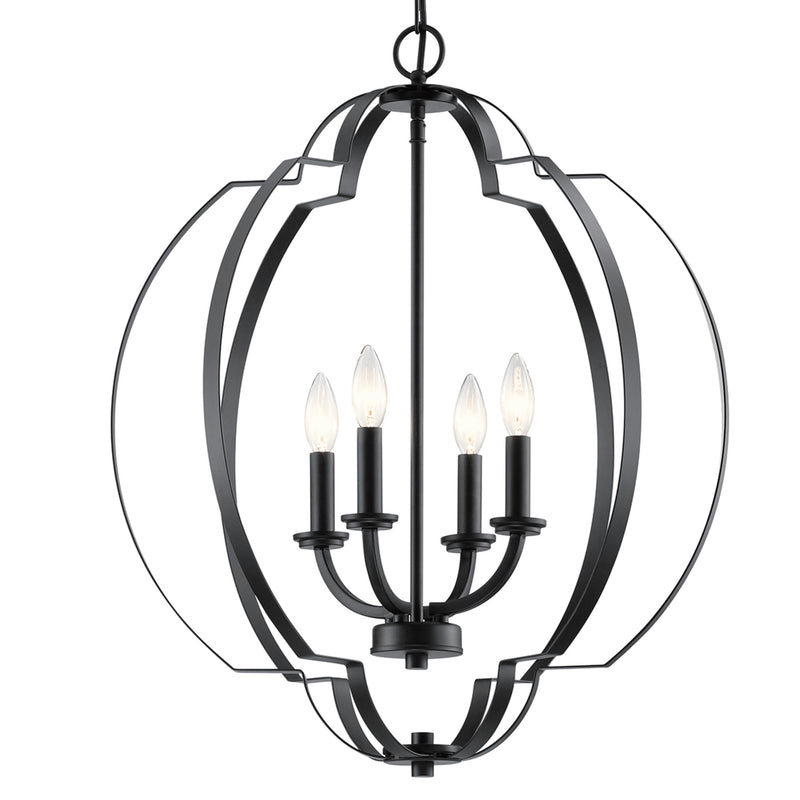 Voleta Foyer Pendant Black 22 Inch