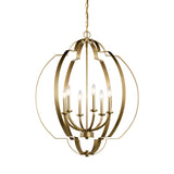 Voleta Foyer Pendant Natural Brass 27.75 Inch