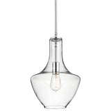 Everly Bell Pendant Chrome 10.5 Inch