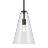 Everly Cone Pendant Olde Bronze 10.25 Inch