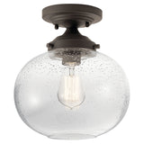Avery Bell Semi Flush Mount Olde Bronze