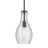Everly Hour Glass Pendant Olde Bronze 7 Inch