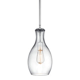 Everly Hour Glass Pendant Chrome 7 Inch
