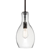 Everly Hour Glass Pendant Olde Bronze 7 Inch