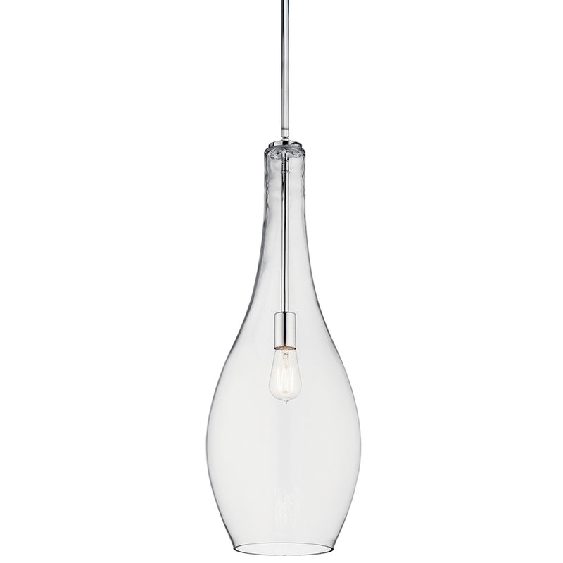 Everly Teardrop Pendant Chrome