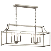 Morrigan Linear Chandelier Brushed Nickel