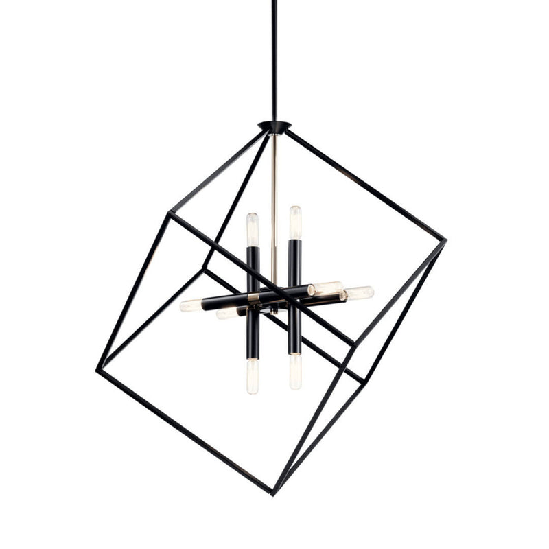 Cartone Chandelier Black