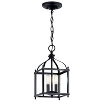 Larkin Pendant Black 8 Inch