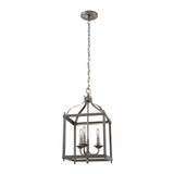Larkin Pendant Brushed Nickel 12 Inch