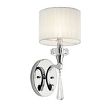 Parker Point Wall Drum Sconce Chrome