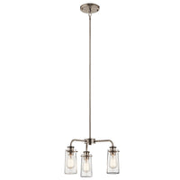 Braelyn Semi Flush Chandelier Classic Pewter