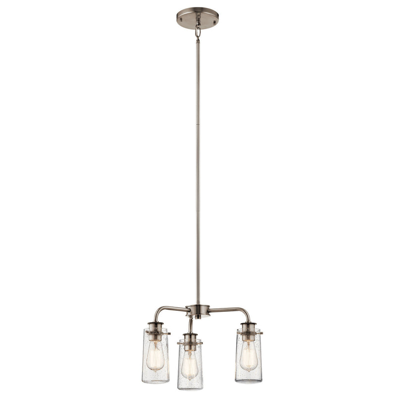 Braelyn Semi Flush Chandelier Classic Pewter
