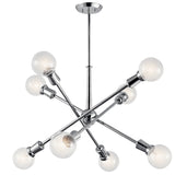Armstrong Chandelier Chrome 8 Light