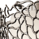 Silver Coral Drum Mini Pendant detail 2