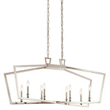 Abbotswell Linear Chandelier Polished Nickel
