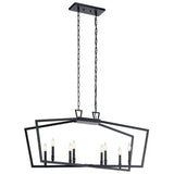Abbotswell Linear Chandelier detail 1