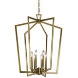 Abbotswell Foyer Chandelier Natural Brass 24.75 Inch