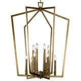 Abbotswell Foyer Pendant Natural Brass 30 Inch