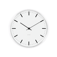 Arne Jacobsen City Hall Wall Clock, Medium, Ø: 8.3" By Arne Jacobsen