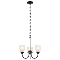 Jolie Bell Mini Chandelier Black