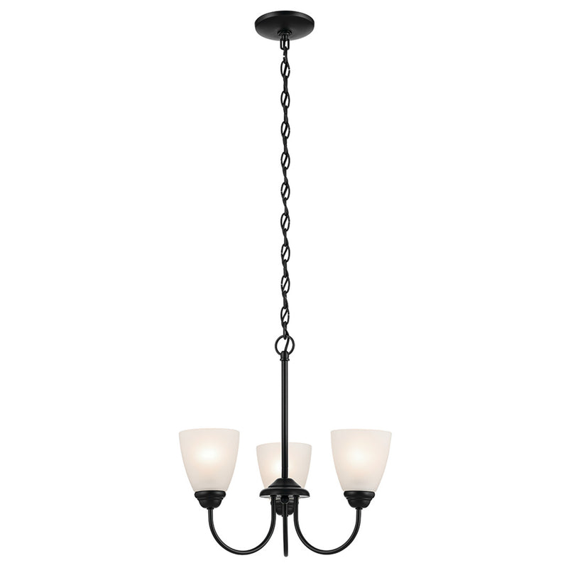 Jolie Bell Mini Chandelier Black